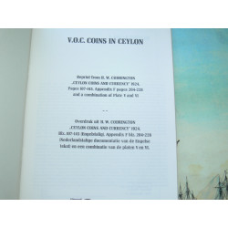 Codrington, H.W.: V.O.C. COINS IN CEYLON. Reprint Venadam, De V.O.C. (VOC) munten