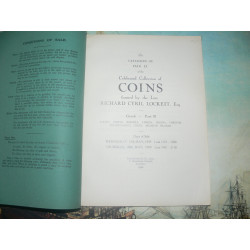 GLENDINING 1959 05, Catalogue part IX celebrated collection of coins Richard Cyril LOCKETT, Esq. Greek, part III.