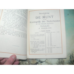 Bom, G.D. 1909 original. De Munt. Eerste catalogus van Koninksrijkmunten 1813-1909
