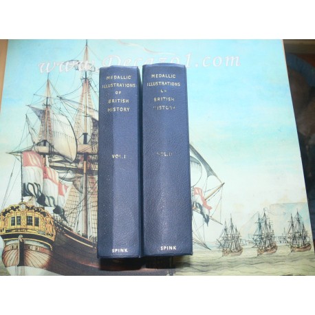 Hawkins: Medallic Illustrations of The History of Great Britain and Ireland to the Death of George II [Complete Two Volume Set]
