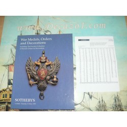 Sotheby's London. 1999-05. War Medals, Orders and Decorations .The Foerster Coll.Russian Orders,Decorations &War Medals